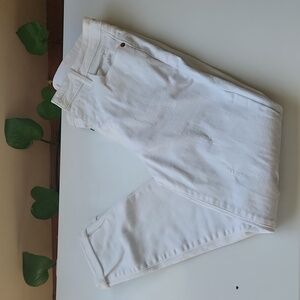 Cello Distressed Size 7 White Jean